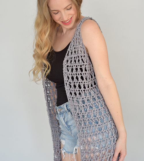 Crossroads Vest Mesh Crochet Idea