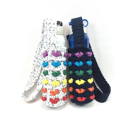 Crochet Water Bottle Holder Patterns 3