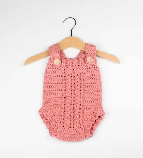 DIY Crochet Baby Rompers Ideas