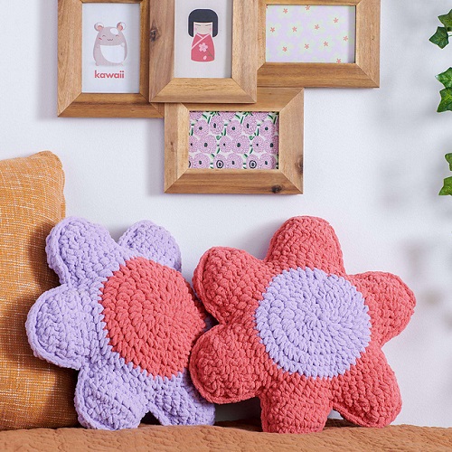 Inspiring Crochet Plant Pillows Free Patterns 1