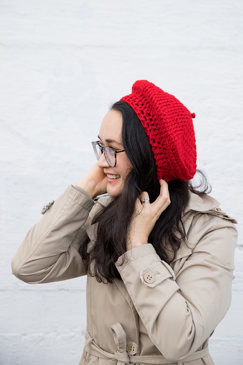 Stunning Beret Crochet Hat 3