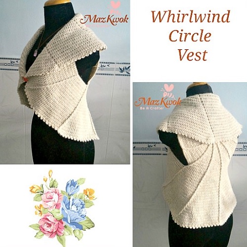 Free Crochet Circular Vest Patterns 5