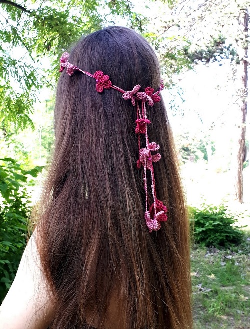 Crochet Oya Headband