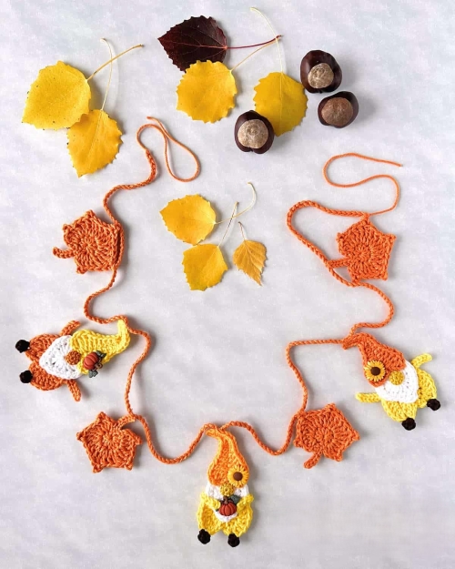 Crochet Fall Decor Free Patterns 5