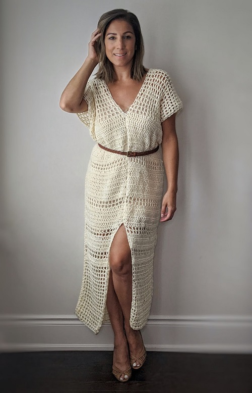 Crochet Maxi Dress Free Patterns 1