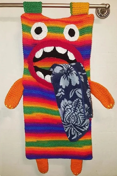 Munching Monster Laundry Bag