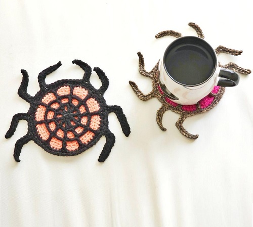 Halloween Crochet Coaster Free Pattern