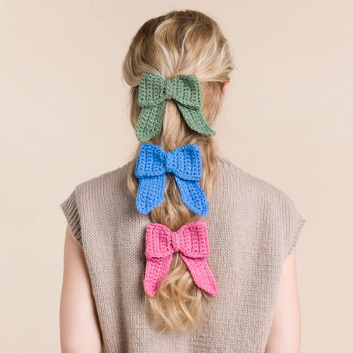 Crochet Hairclips Free Patterns 1