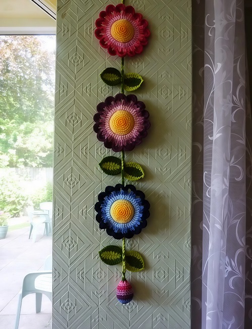 Colourful Flower Hanging