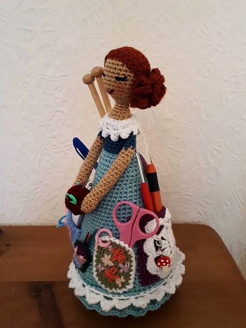 Crochet Sally Doll Caddy