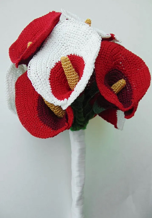 Crochet Pattern for Calla Lily Bouquet