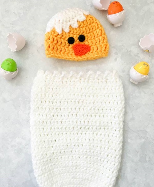 DIY Crochet Baby Cocoon ideas 3