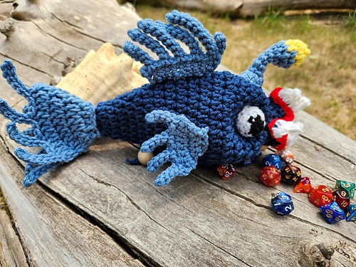 Brain Eater Fish Dice Bag