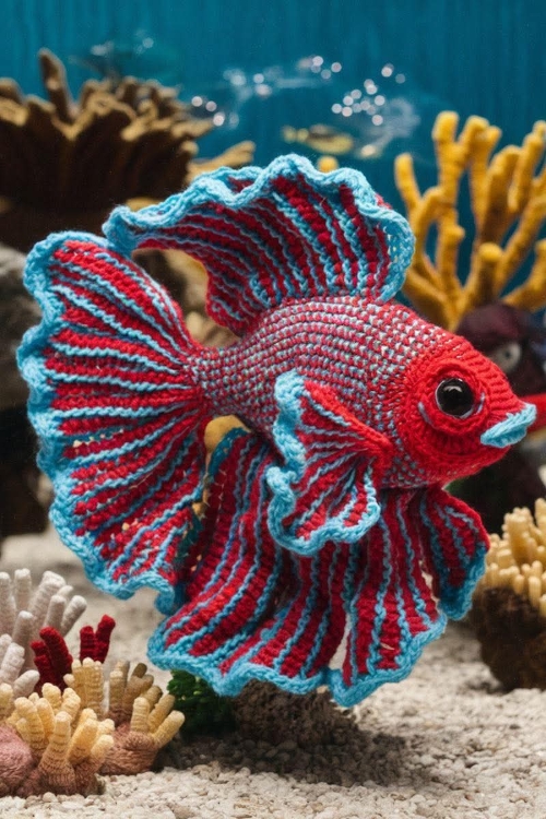 DIY Crochet Beta Fish