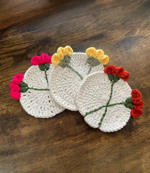 top Crochet Flower Coaster Free Patterns