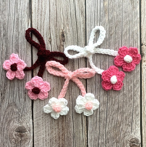 Crochet Hair Tie Free Patterns 2
