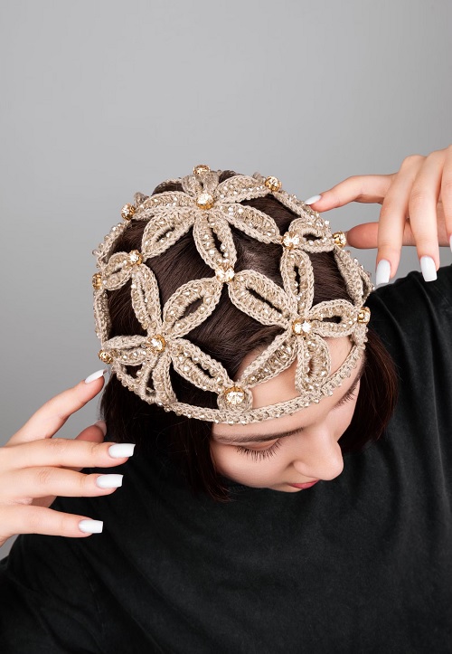 Party bling beanie Crochet pattern