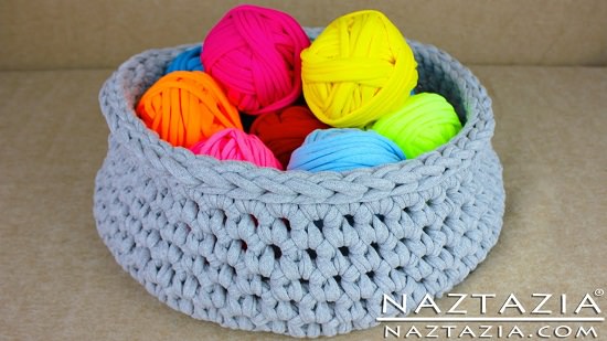 DIY Crochet Basket 2