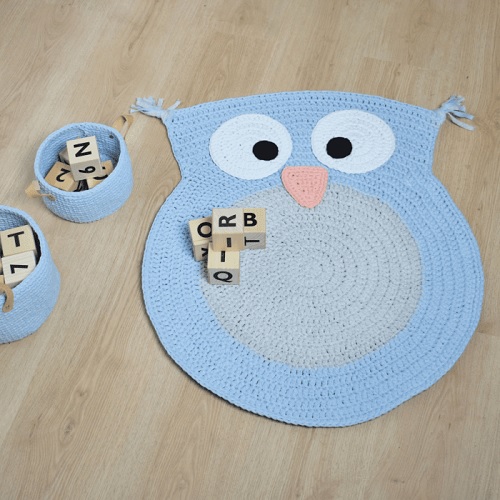 Ribbon Owl Rug