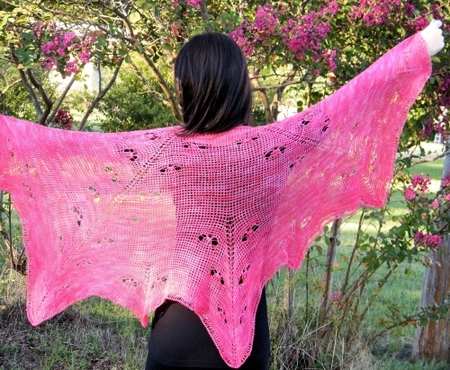 Tunisian Lace Shawl Crochet Pattern