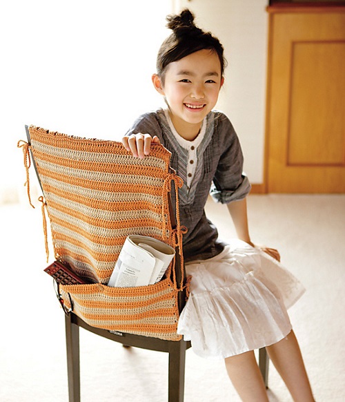 Cute and Easy Crochet Chair Cover