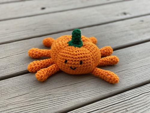 Crochet Spider Pumpkin Free Pattern
