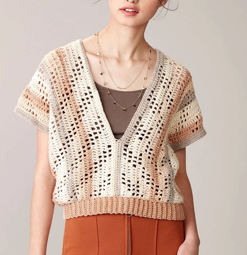 Summer Breeze Crochet Top