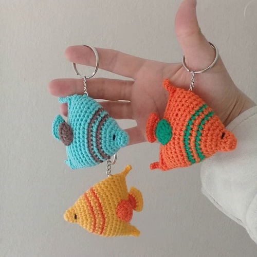Fish Keychain Amigurumi