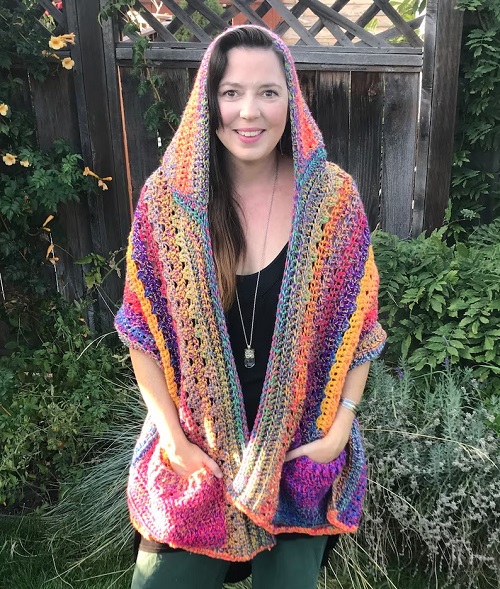 The Hooded Pocket Shawl