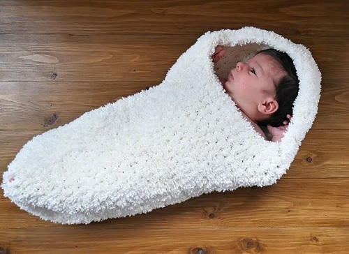 Crochet White Cocoon Idea
