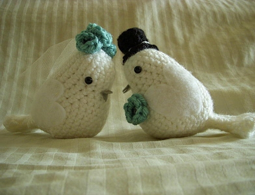 Just Married Love Birds