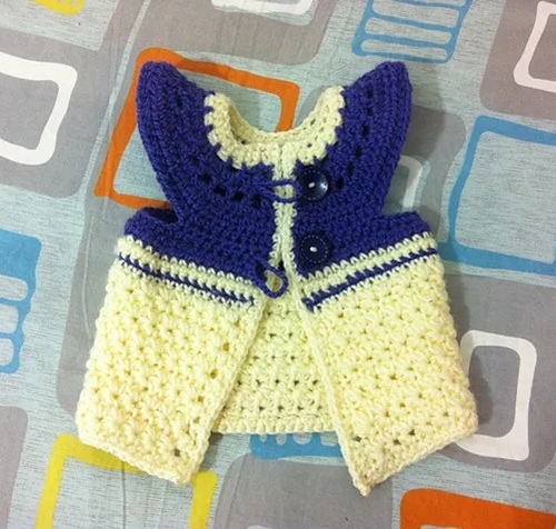 Crochet Baby vest Free Patterns