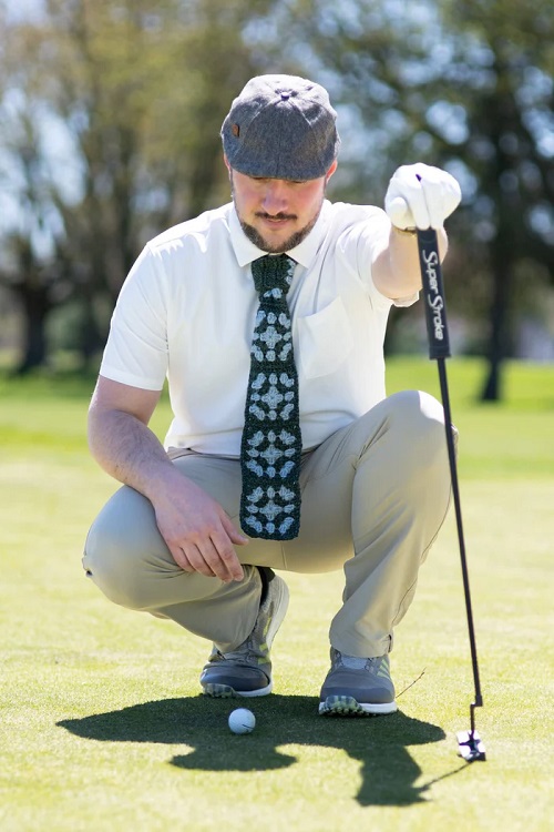 crochet men tie pattern free