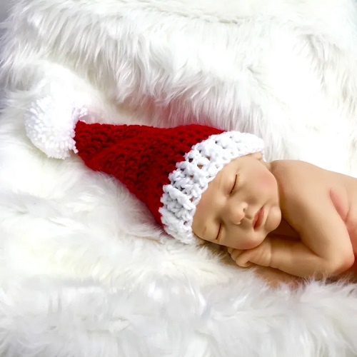 Newborn Santa Hat Crochet Pattern