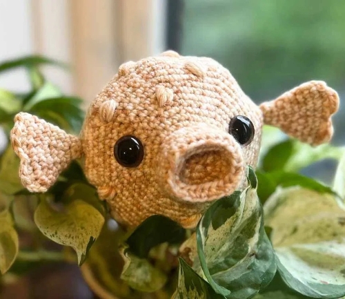 DIY Amigurumi Puffer Fish Free Pattern