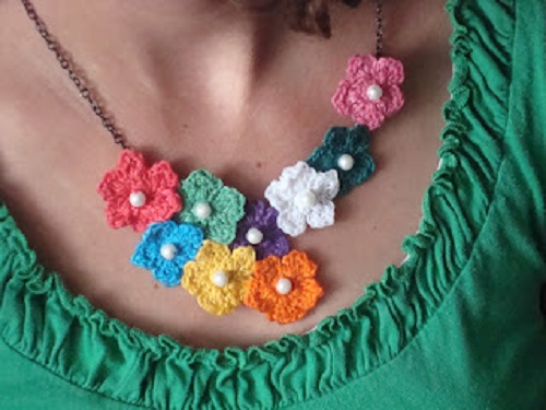 Free Crochet Beaded Necklace Patterns 4