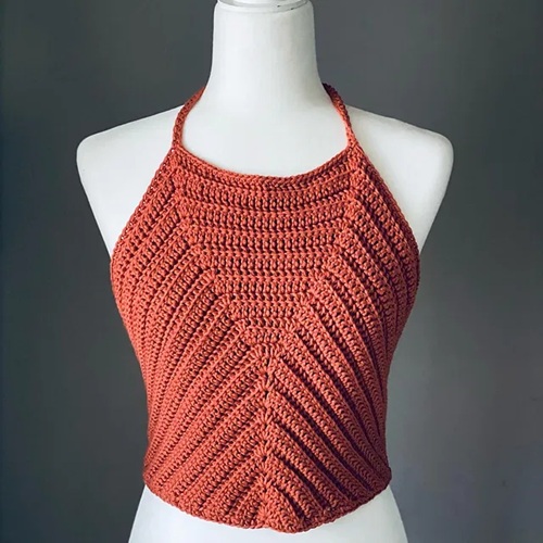 Free Crochet Pattern Crop Top
