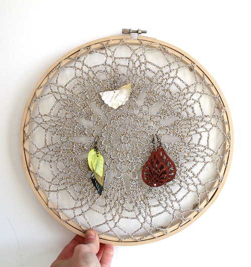 Easy and Cute Crochet Earring Holder Patterns