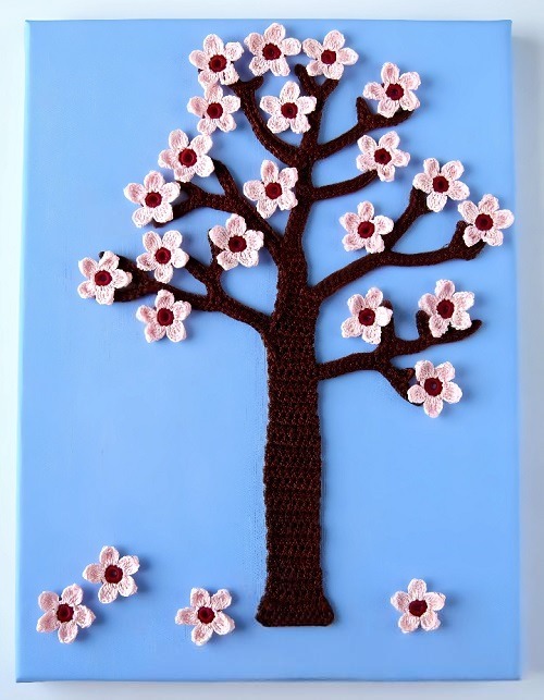 Crochet Wall Art ƒ‚‚“ Spring