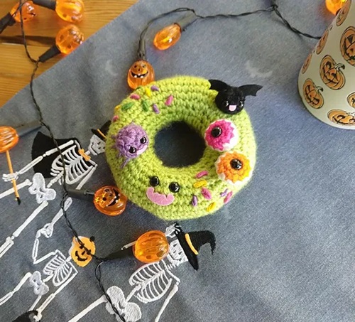 Donut Boo! NEW Crochet Free Pattern Happy Halloween