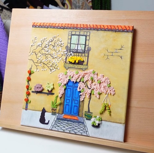 Crochet Painting Ideas 1