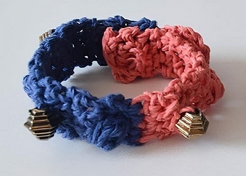 Beaded Bobble Bracelet Crochet Pattern