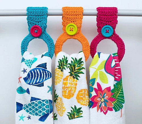 Crochet Towel Holder Free Patterns 2