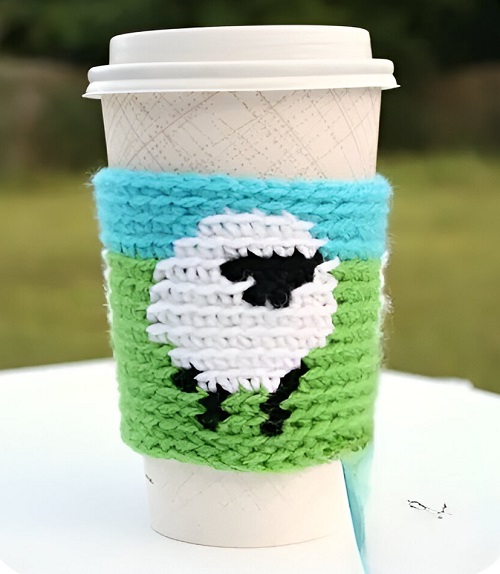 DIY Animal Coffee Mug Cozy Patterns Ideas 2