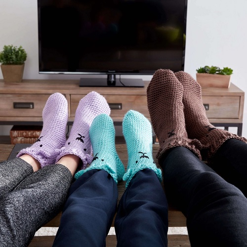 crochet animal socks free patterns 3