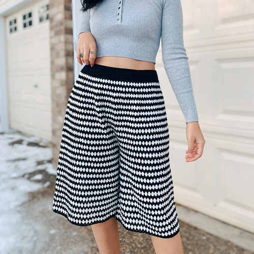Crochet Striped Pants