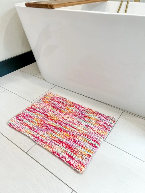 Bathroom Mat Free Crochet Patterns 2