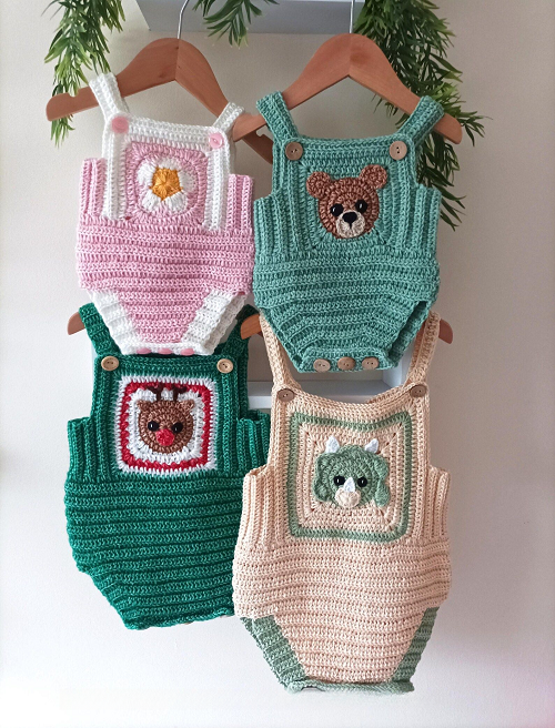 Pick and Mix Playsuit Crochet Pattern