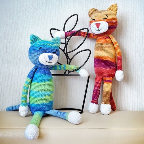 Amigurumi Cats Duo
