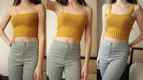 Stylish Crop Tank Top